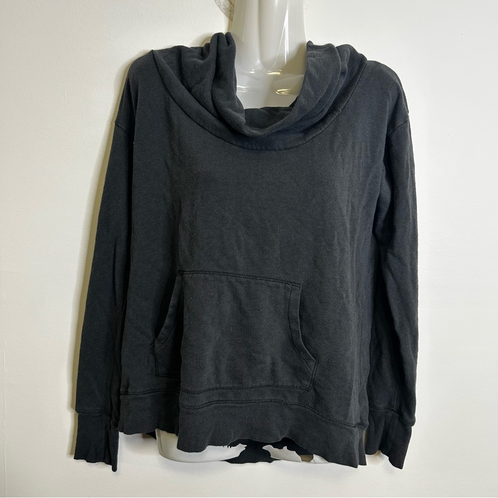 ◾️3/$25 Aerie Super Soft Cowl Neck Dark Grey Long Sleeve  Sweatshirt